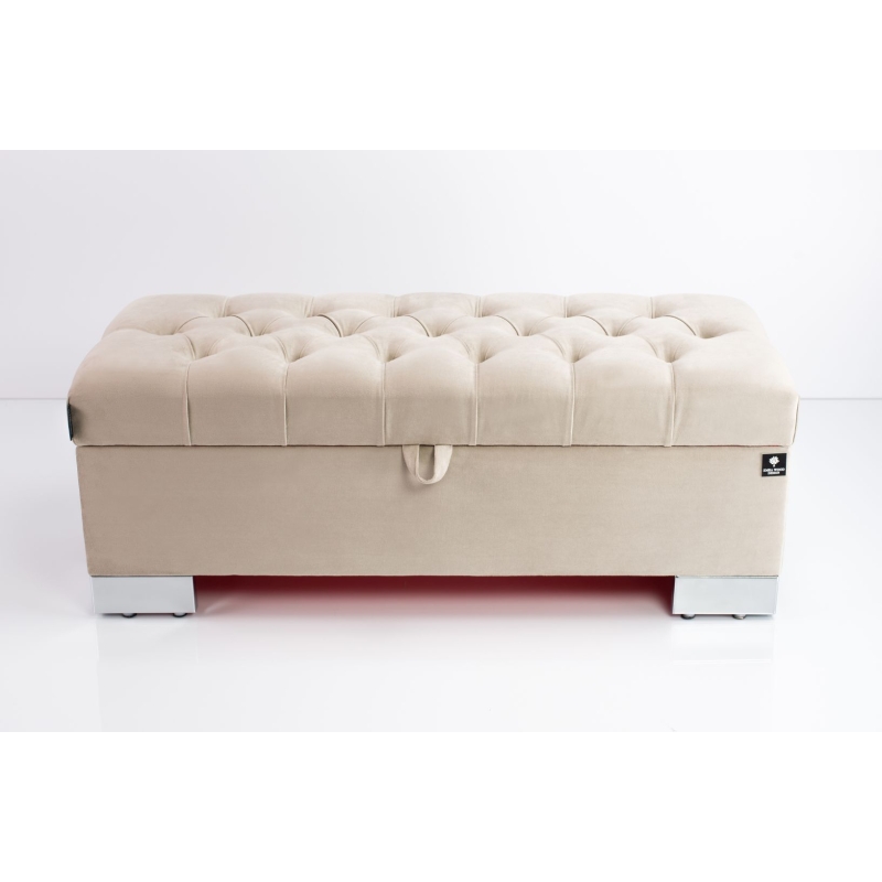 Tufted Storage Bench